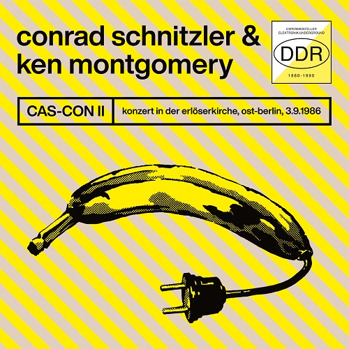 CONRAD SCHNITZLER & GEN KEN MONTGOMERY / CAS-CON II  - KONZERT IN DER ERLOSERKIRCHE, OST-BERLIN, 3.9.1986