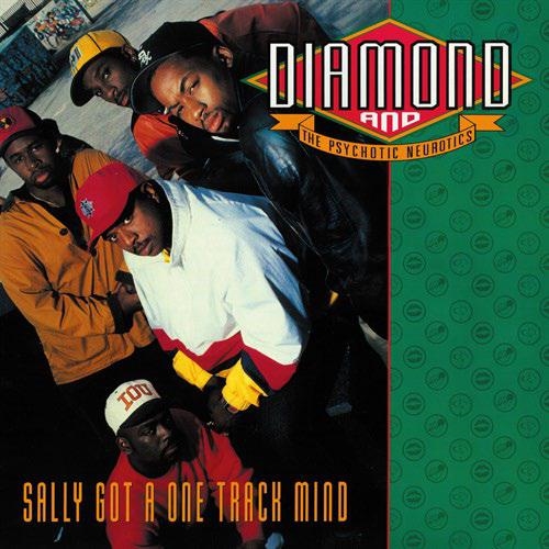 DIAMOND & THE PSYCHOTIC NEUROTICS / SALLY GOT A ONE TRACK MIND / CHECK ONE, TWO 7"