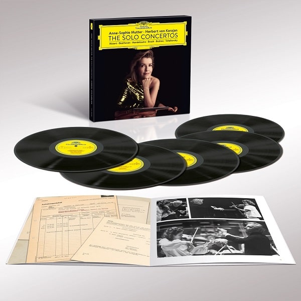 ANNE-SOPHIE MUTTER / アンネ=ゾフィー・ムター / THE SOLO CONCERTOS(5LP)