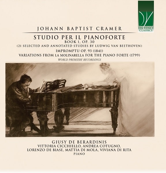GIUSY DE BERARDINIS / ジュージ・デ・ベラルディニス / CRAMER:STUDIO PER IL PIANOFORTE BOOK 1 OP.30