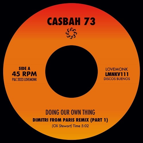 CASBAH 73 / DOING OUR OWN THING (DIMITRI FROM PARIS REMIXES)