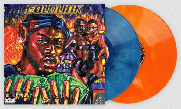 GOLDLINK / AT WHAT COST "2LP" (ORANGE + BLUE GALAXY VINY)