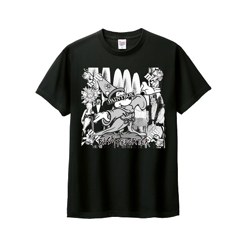PAINTBOX / ペイントボックス / M / PAINTBOX_BACK REPORTER T SHIRT