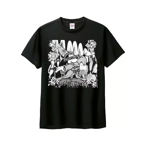 PAINTBOX / ペイントボックス / L / PAINTBOX_BACK REPORTER T SHIRT