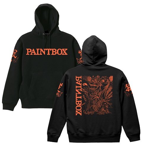 PAINTBOX / ペイントボックス / S / PAINTBOX_ 業猥(GOUWAI) PULLOVER HOODIE ORANGE