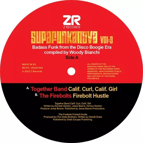TOGETHER BAND / FIREBOLTS / SUPERFUNKANOVA VOL.3 (7INCH SAMPLER) 