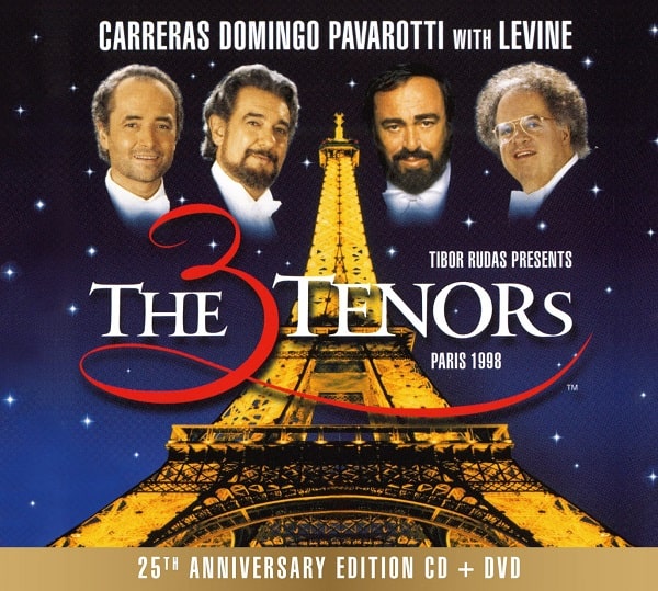 THREE TENORS (L.PAVAROTTI, J.CARRERAS & P.DOMINGO) / 3大テノール (パヴァロッティ、カレーラス & ドミンゴ) / THREE TENORS PARIS 1998 - 25TH ANNIVERSARY(CD+DVD)