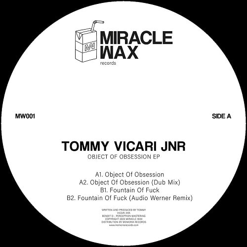 TOMMY VICARI JNR / OBJECT OF OBSESSION EP [VINYL ONLY]