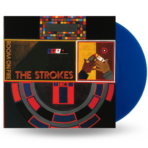 ROOM ON FIRE (BLUE VINYL)/STROKES/ザ・ストロークス/輸入COLOR LP