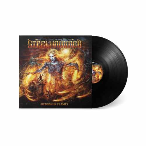 CHRIS BOLTENDAHL'S STEELHEART / REBORN IN FLAMES<BLACK VINYL>