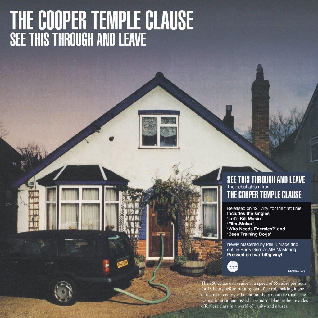 COOPER TEMPLE CLAUSE / ザ・クーパー・テンプル・クロース / SEE THIS THROUGH AND LEAVE (140G BLACK VINYL)