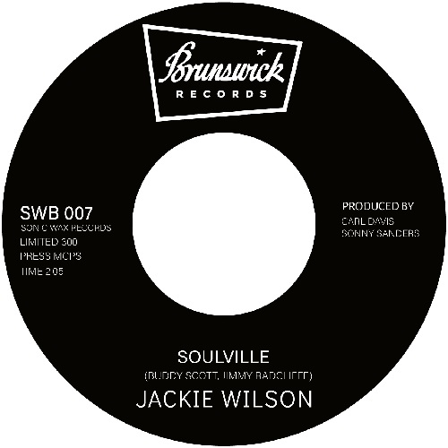 JACKIE WILSON / ジャッキー・ウィルソン / SOULVILLE (7")