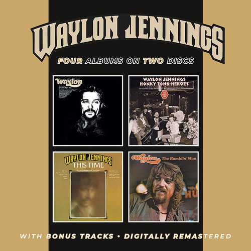 WAYLON JENNINGS / ウェイロン・ジェニングス / LONESOME,ON'RY&MEAN HONKEY TONK HEROES THIS TIME THE RAMBLIN' MAN(2CD)