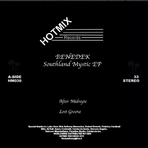 BENEDEK / ベネデク / SOUTHLAND MYSTIC EP