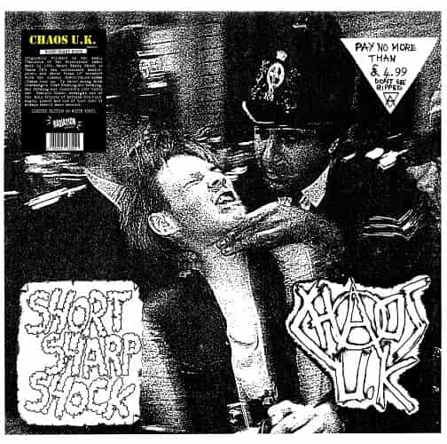 CHAOS U.K / SHORT SHARP SHOCK (LP)