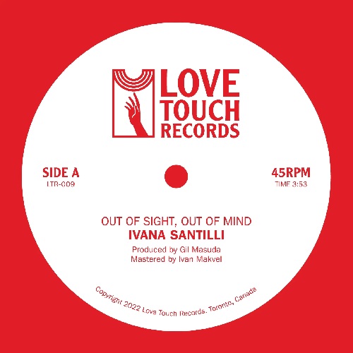 IVANA SANTILLI / イヴァナ・サンティッリ / OUT OF SIGHT, OUT OF MIND / AIR OF LOVE (7")