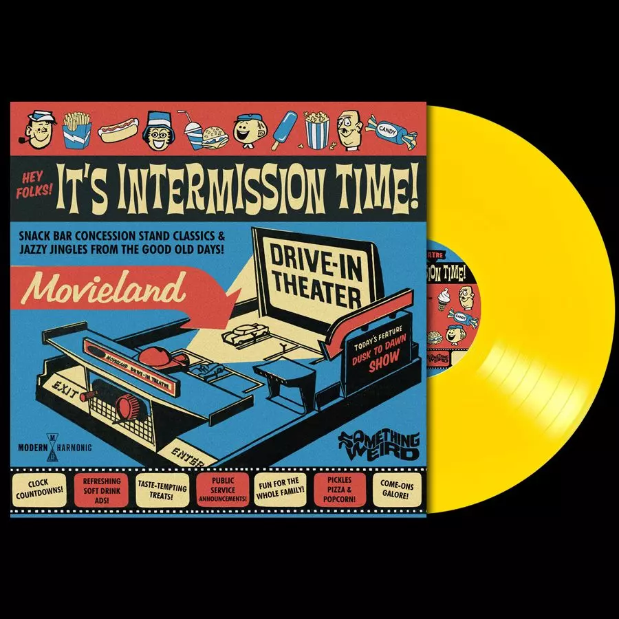 V.A. (SOMETHING WEIRD) / HEY FOLKS! IT'S INTERMISSION TIME! (YELLOW VINYL)