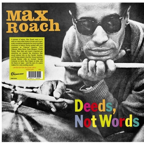 MAX ROACH / マックス・ローチ / Deeds, Not Words(LP/CLEAR VINYL)