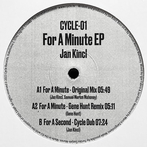 JAN KINCL / FOR A MINUTE EP