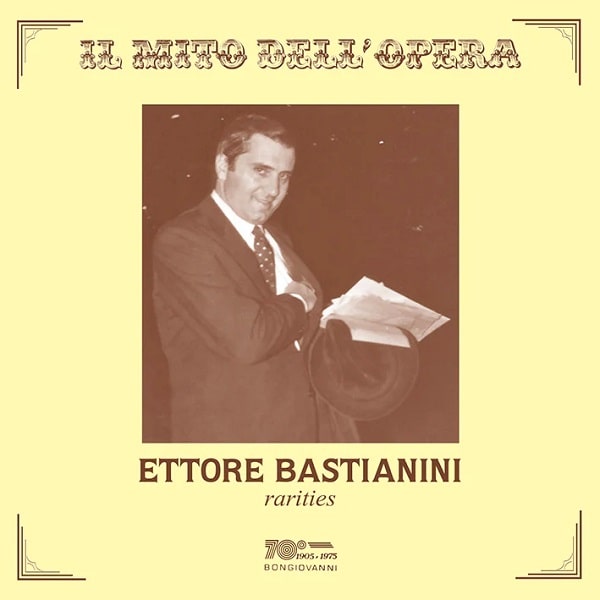 キングレコード バスティアニーニ・リサイタル・１９６５／エットーレ・バスティアニーニ