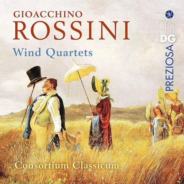 CONSORTIUM CLASSICUM / コンソルティウム・クラシクム / ROSSINI:WIND QUARTETS