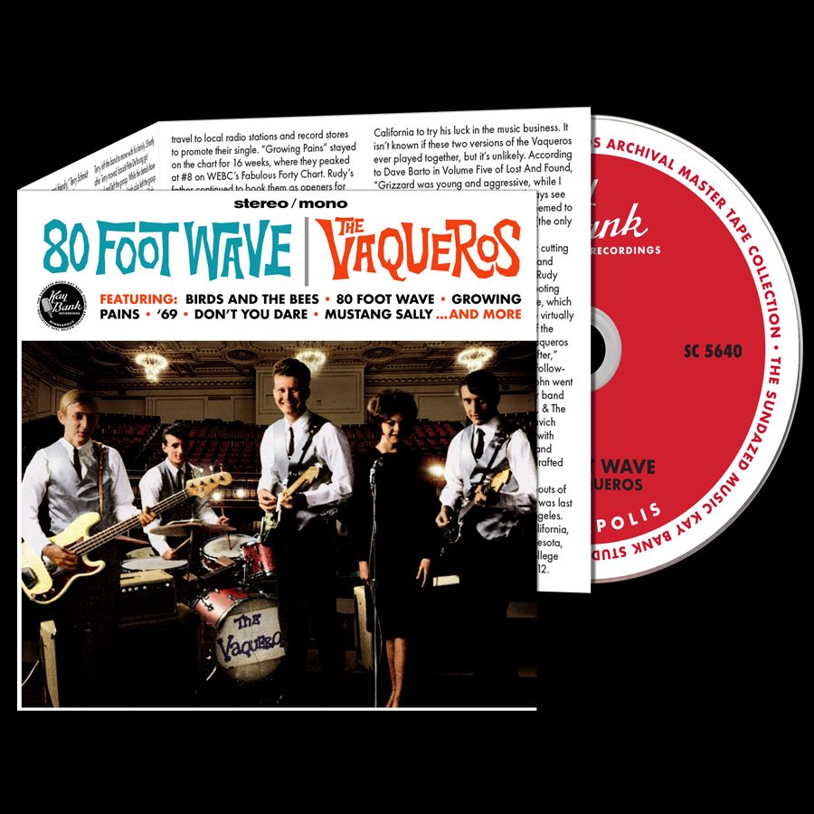 VAQUEROS / 80 FOOT WAVE (CD)