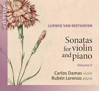 CARLOS DAMAS / カルロス・ダマス / BEETHOVEN:SONATAS FOR VIOLIN AND PIANO VOL.2