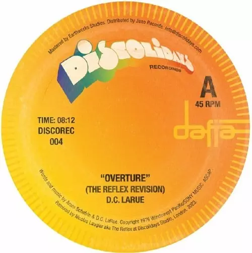 D.C. LARUE / DC・ラルー / OVERTURE/O BA BA (THE REFLEX REVISIONS)