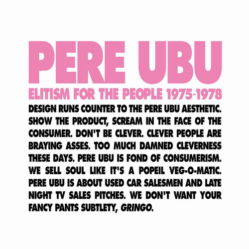 PERE UBU / ペル・ウブ / ELITISM FOR THE PEOPLE 1975-1978 (4CD)