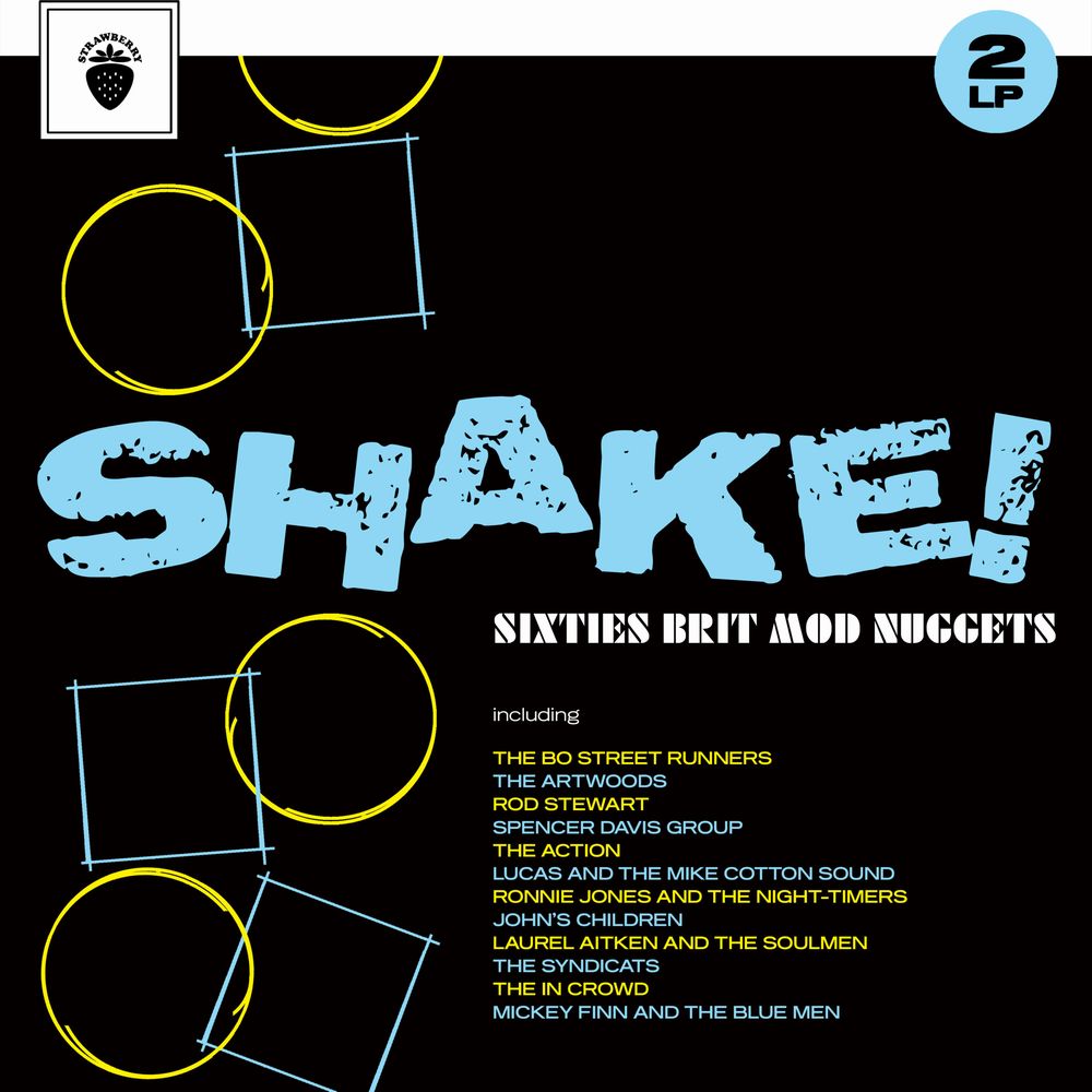 V.A. (MOD/BEAT/SWINGIN') / SHAKE! SIXTIES BRIT MOD NUGGETS LIMITED EDITION DOUBLE 12" VINYL