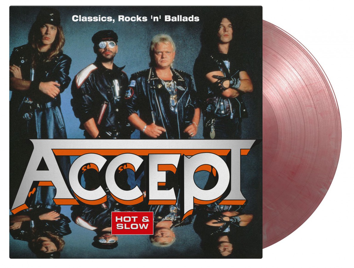 ACCEPT / アクセプト / HOT & SLOW<SILVER & RED MARBLED VINYL>