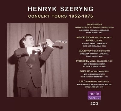 HENRYK SZERYNG / ヘンリク・シェリング / CONCERT TOURS 1952-1976