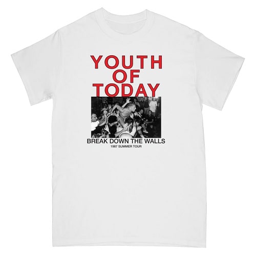 YOUTH OF TODAY / ユース・オブ・トゥデイ / L/1987 SUMMER TOUR T-SHIRT