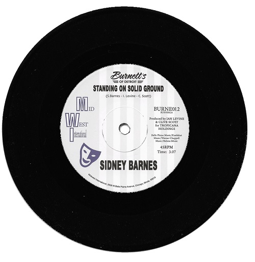 SIDNEY BARNES / STANDING ON SOLID GROUND / MAN IN A MILLION (7")