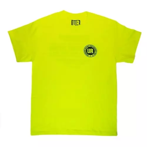 UR / アンダーグラウンド・レジスタンス / NEON YELLOW-XLARGE UNDERGROUND RESISTANCE 'WORKERS' T-SHIRT