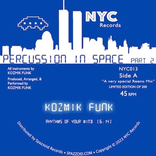 KOZMIK FUNK / PERCUSSION IN SPACE, PART. 2 (12")