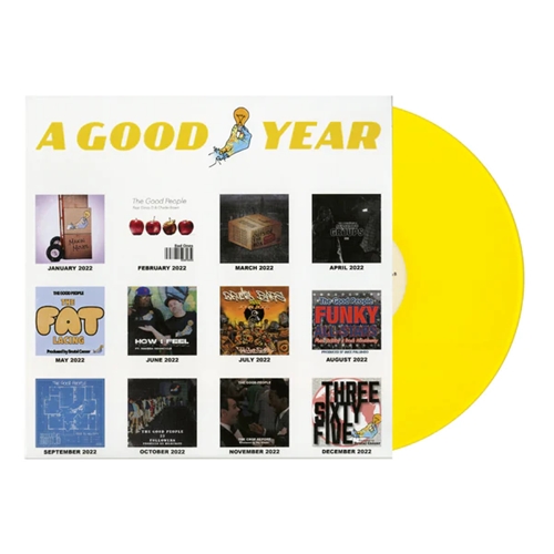 THE GOOD PEOPLE / グッド・ピープル / A GOOD YEAR "LP" (OPAQUE DUCKIE YELLOW VINYL)