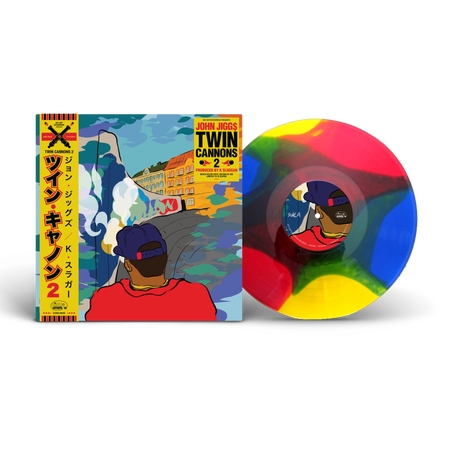 JOHN JIGG$ X K SLUGGAH / TWIN CANNONS 2 "LP" (MIXED COLOR VINYL W/OBI)