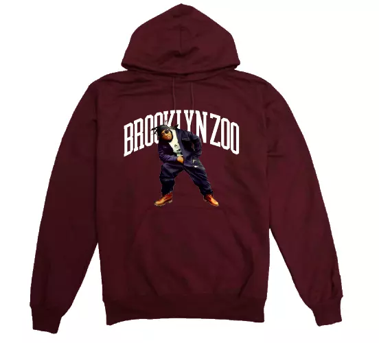 OL' DIRTY BASTARD / オール・ダーティ・バスタード / STILLAS "BROOKLYN ZOOP/O HOODIE (MAROON L)