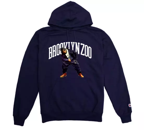 OL' DIRTY BASTARD / オール・ダーティ・バスタード / STILLAS "BROOKLYN ZOOP/O HOODIE (NAVY M)