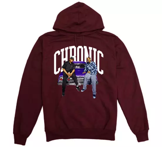 DR. DRE / ドクター・ドレー / STILLAS "CHRONIC P/O HOODIE (MAROON M)