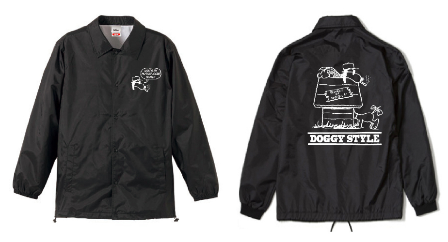SNOOP DOGG (SNOOP DOGGY DOG) / スヌープ・ドッグ / STILLAS "WHAT'S MY NAME"COACH JACKET (BLACK L)