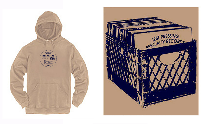 Stillas / STILLAS X TEST PRESSING "MILK CRATE P/O HOODIE (SAND M)