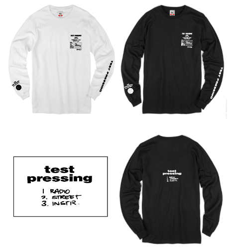 Stillas / STILLAS X TEST PRESSING "REMIX L/S T-SHIRT (WHITE XL)