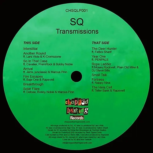 SQ (HIPHOP) / TRANSMISSIONS "LP"