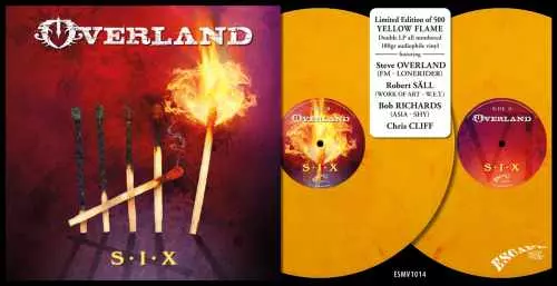SIX<COLOURED VINYL>/OVERLAND/オーヴァーランド｜HARDROCK