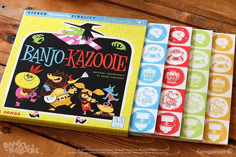 BANJO-KAZOOIE VINYL SOUNDTRACK BOX SET (4LP)/GAME MUSIC