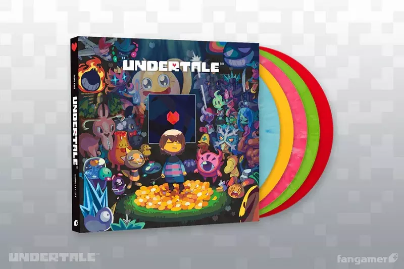 UNDERTALE サントラアナログ盤＆スリップマットセット UNDERTALE Complete Vinyl Soundtrack Box Set - Fangamer