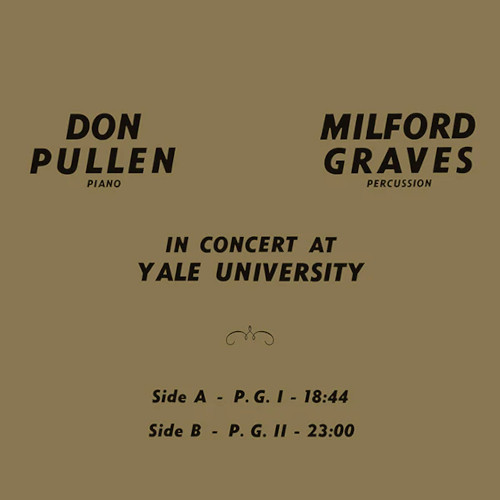 ミルフォード・グレイヴス / In Concert At Yale University(LP)