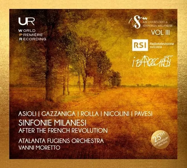 VANNI MORETTO / ヴァンニ・モレット / SINFONIE MILANESI AFTER THE FRENCH REVOLUTION